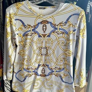 J. McLaughlin equestrian shirt.